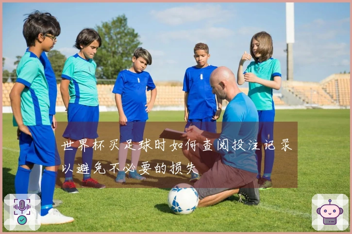 世界杯买足球时如何查阅投注记录以避免不必要的损失
